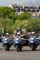 Macron at Bastille Day Parade - Paris