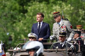 Macron at Bastille Day Parade - Paris