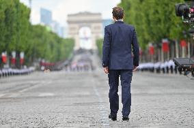Macron at Bastille Day Parade - Paris
