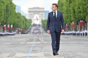 Macron at Bastille Day Parade - Paris