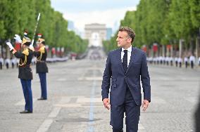Macron at Bastille Day Parade - Paris