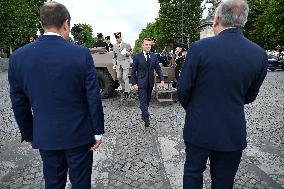 Macron at Bastille Day Parade - Paris