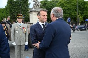 Macron at Bastille Day Parade - Paris