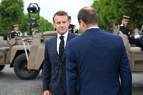 Macron at Bastille Day Parade - Paris