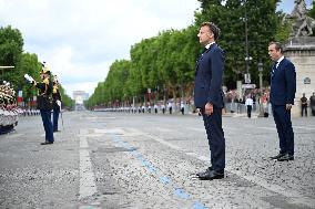 Macron at Bastille Day Parade - Paris
