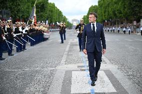 Macron at Bastille Day Parade - Paris