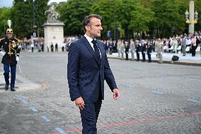 Macron at Bastille Day Parade - Paris