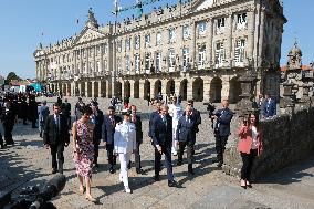 Princess Leonor during the Galicia 2025 gold medal ceremony - Santiago de Compostela