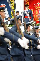 King Felipe VI during the delivery of Royal Dispatches at the General Air and Space Academy - San Javier