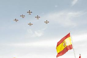 King Felipe VI during the delivery of Royal Dispatches at the General Air and Space Academy - San Javier