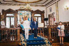 Princess Leonor receives the "Title of Adoptive Daughter of Marin" - Marin