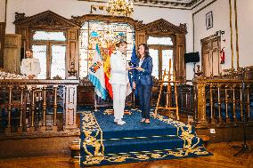 Princess Leonor receives the "Title of Adoptive Daughter of Marin" - Marin
