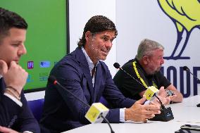 CALCIO - Serie B - Press Presentation of Modena Calcio's New Coach