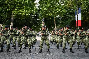 Indonesian army preparation on Bastille Day Pre ceremony in Paris FA