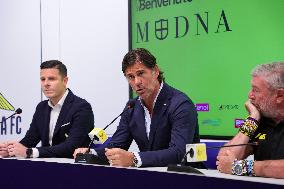 CALCIO - Serie B - Press Presentation of Modena Calcio's New Coach