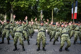 Indonesian army preparation on Bastille Day Pre ceremony in Paris FA