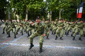 Indonesian army preparation on Bastille Day Pre ceremony in Paris FA