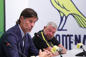 CALCIO - Serie B - Press Presentation of Modena Calcio's New Coach