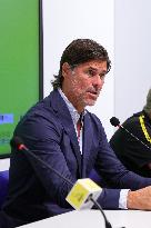 CALCIO - Serie B - Press Presentation of Modena Calcio's New Coach