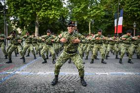 Indonesian army preparation on Bastille Day Pre ceremony in Paris FA