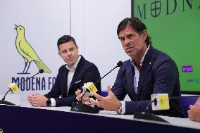 CALCIO - Serie B - Press Presentation of Modena Calcio's New Coach