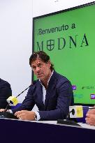 CALCIO - Serie B - Press Presentation of Modena Calcio's New Coach