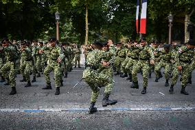 Indonesian army preparation on Bastille Day Pre ceremony in Paris FA