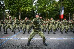 Indonesian army preparation on Bastille Day Pre ceremony in Paris FA