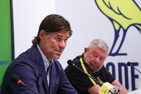 CALCIO - Serie B - Press Presentation of Modena Calcio's New Coach