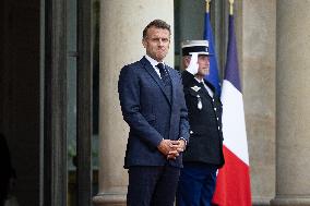 Emmanuel Macron meets with Armenia Prime Minister - Paris