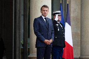 Emmanuel Macron meets with Armenia Prime Minister - Paris