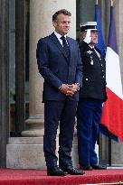 Emmanuel Macron meets with Armenia Prime Minister - Paris