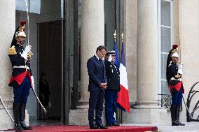Emmanuel Macron meets with Armenia Prime Minister - Paris