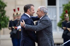 Emmanuel Macron meets with Armenia Prime Minister - Paris