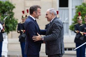 Emmanuel Macron meets with Armenia Prime Minister - Paris