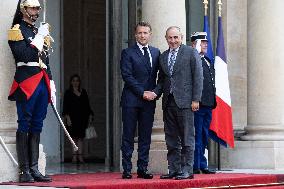 Emmanuel Macron meets with Armenia Prime Minister - Paris
