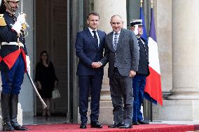 Emmanuel Macron meets with Armenia Prime Minister - Paris