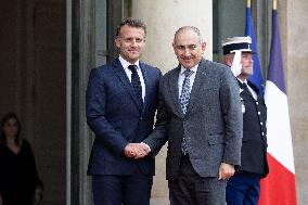 Emmanuel Macron meets with Armenia Prime Minister - Paris
