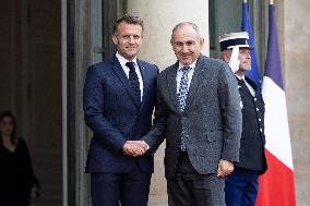 Emmanuel Macron meets with Armenia Prime Minister - Paris