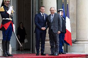 Emmanuel Macron meets with Armenia Prime Minister - Paris