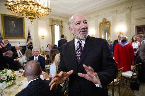 US President Donald Trump participates in the White House Faith Office Luncheon - Washington