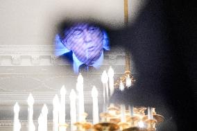 US President Donald Trump participates in the White House Faith Office Luncheon - Washington