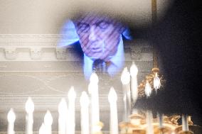 US President Donald Trump participates in the White House Faith Office Luncheon - Washington