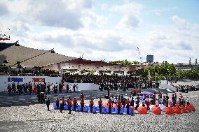 Bastille Day ceremony in Paris FA