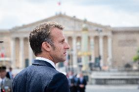 Macron at Bastille Day Parade - Paris