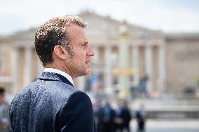 Macron at Bastille Day Parade - Paris