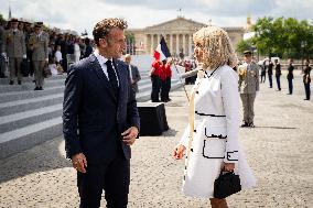 Macron at Bastille Day Parade - Paris