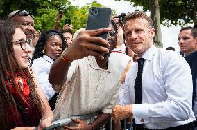 Macron at Bastille Day Parade - Paris