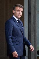 Emmanuel Macron welcomes Indonesian President prior a working diner - Paris