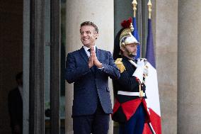 Emmanuel Macron welcomes Indonesian President prior a working diner - Paris